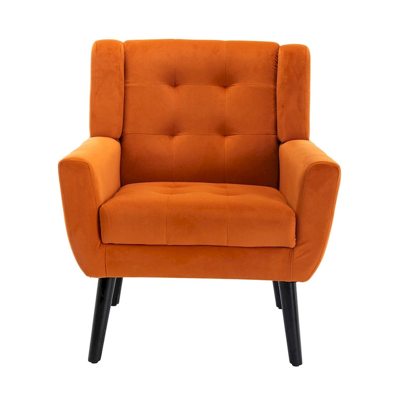 Fauteuil d'appoint en velours, fauteuil, siège individuel, vert / violet / orange / sarcelle / jaune / noir / rose