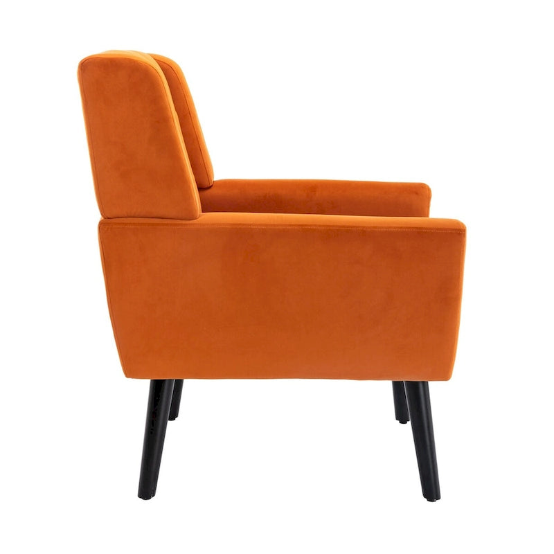 Fauteuil d'appoint en velours, fauteuil, siège individuel, vert / violet / orange / sarcelle / jaune / noir / rose