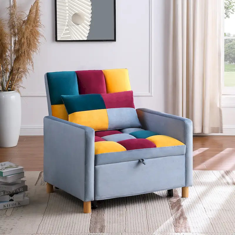 Fauteuil convertible, 3-en-1 réglable, individuel