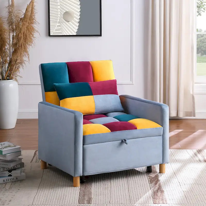 Fauteuil convertible, 3-en-1 réglable, individuel