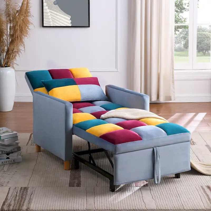 Fauteuil convertible, 3-en-1 réglable, individuel