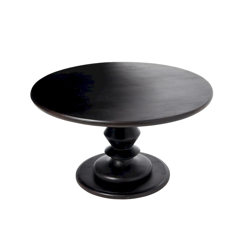 Table basse piédestal en bois massif Berns