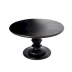 Table basse piédestal en bois massif Berns