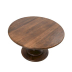 Table basse piédestal en bois massif Berns