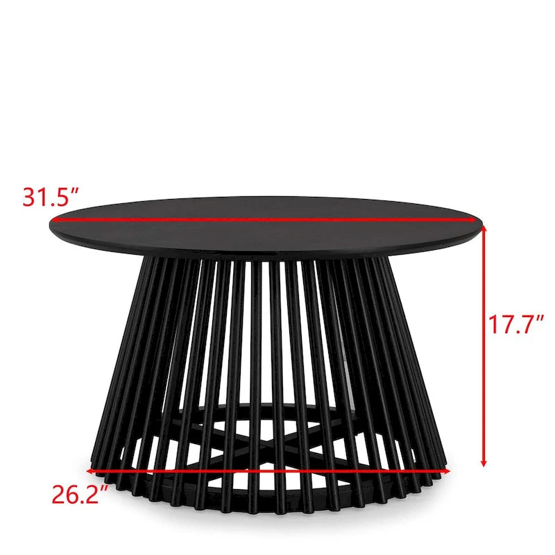 Table basse carrée en bois, profil bas, 1 place, salon, marron / noyer foncé / noir
