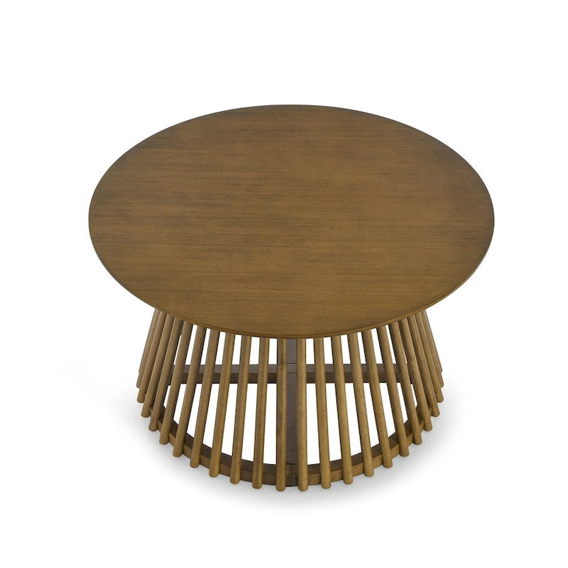 Table basse carrée en bois, profil bas, 1 place, salon, marron / noyer foncé / noir