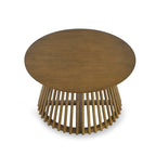 Table basse carrée en bois, profil bas, 1 place, salon, marron / noyer foncé / noir
