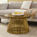 Table basse carrée en bois, profil bas, 1 place, salon, marron / noyer foncé / noir