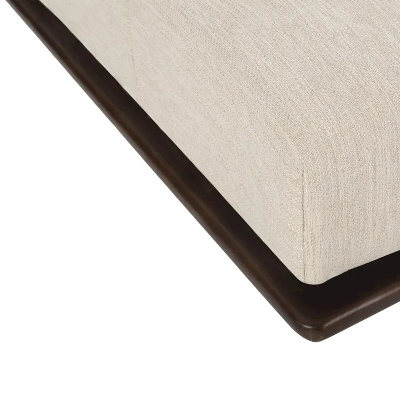 Méridienne Mid-Century 1 place anthracite / bleu marine / beige