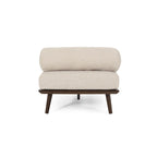 Méridienne Mid-Century 1 place anthracite / bleu marine / beige
