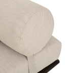 Méridienne Mid-Century 1 place anthracite / bleu marine / beige