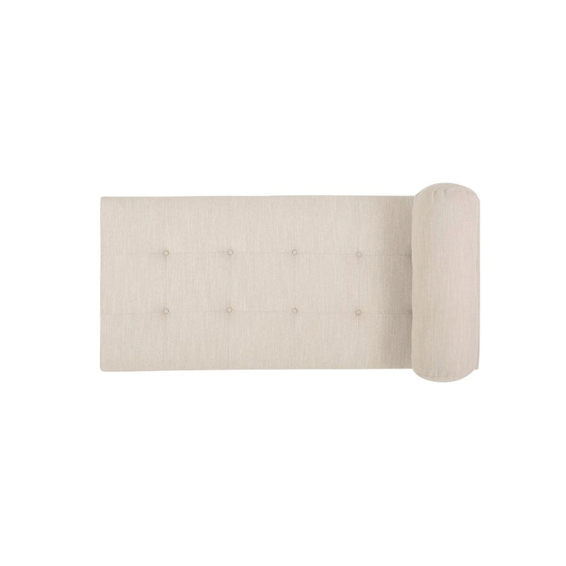 Méridienne Mid-Century 1 place anthracite / bleu marine / beige