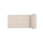 Méridienne Mid-Century 1 place anthracite / bleu marine / beige