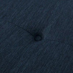 Méridienne Mid-Century 1 place anthracite / bleu marine / beige