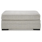 Ottoman d'appoint gris ombre, une place, 112 cm (L) × 61 cm (P) × 51 cm (H)